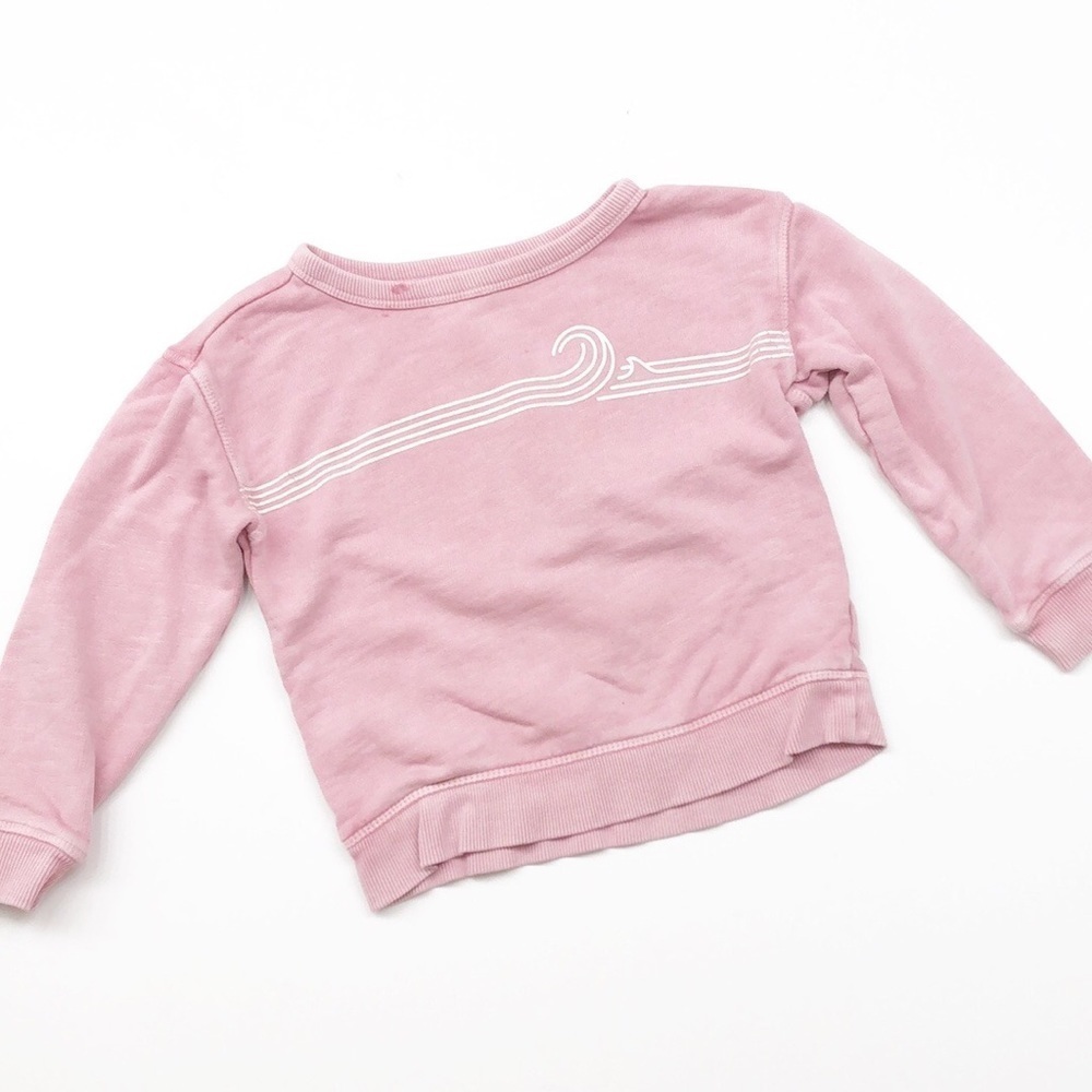 Gymboree toddler girl pink beach waves sweater